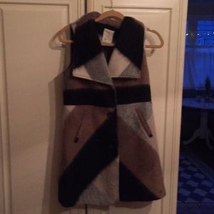Anthropologie wool vest jacket